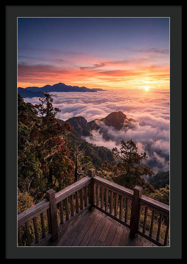 Alishan Sunrise Over Clouds