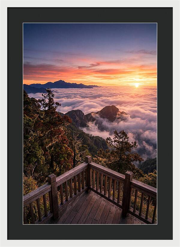 Alishan Sunrise Over Clouds