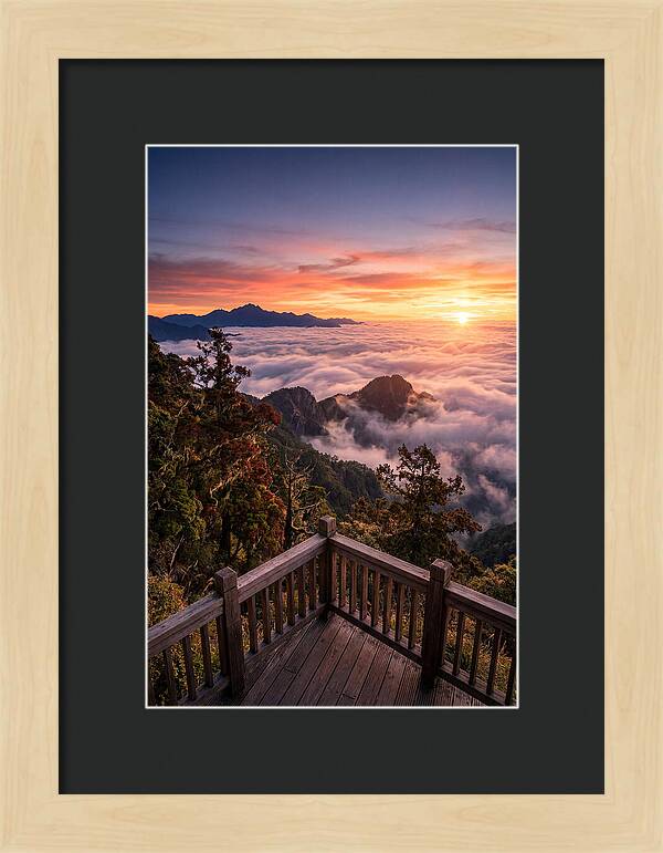 Alishan Sunrise Over Clouds