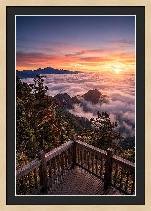 Alishan Sunrise Over Clouds