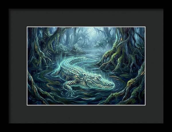 Alligator In Swamp