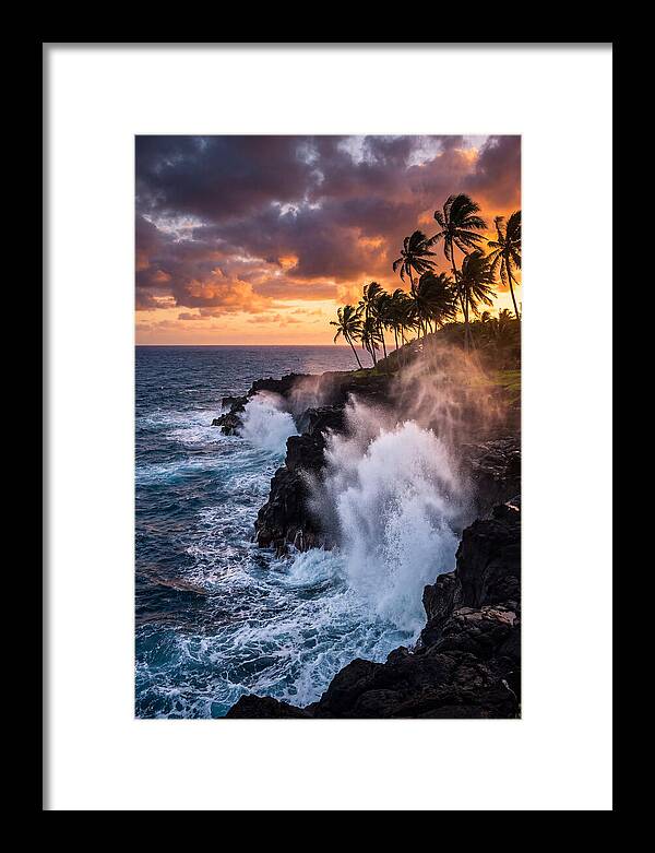 Alofaaga Blowholes At Golden Hour