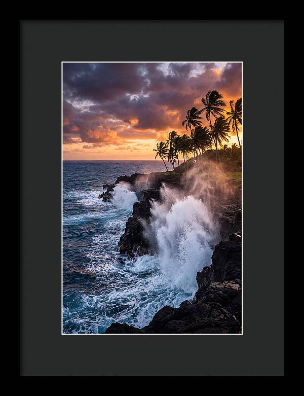 Alofaaga Blowholes At Golden Hour