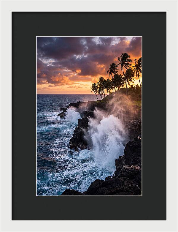 Alofaaga Blowholes At Golden Hour