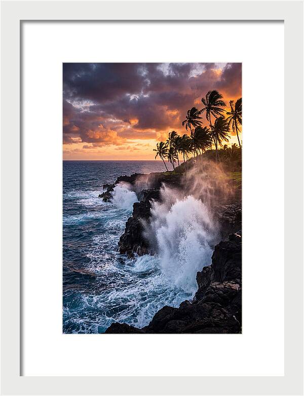 Alofaaga Blowholes At Golden Hour