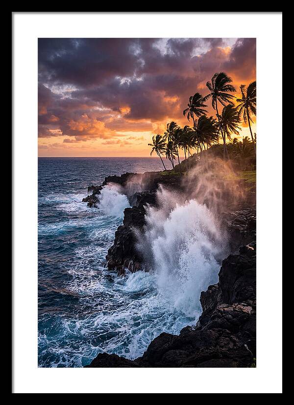 Alofaaga Blowholes At Golden Hour