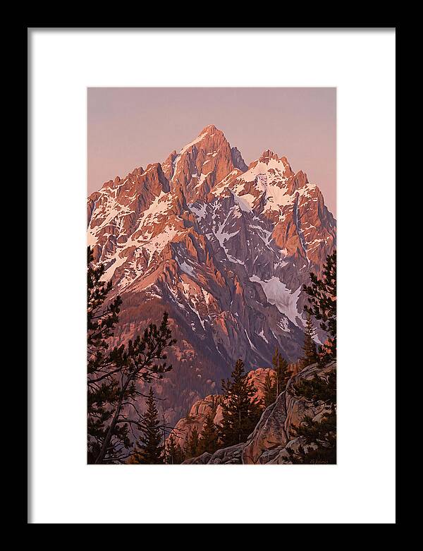 Alpenglow On Majestic Peaks