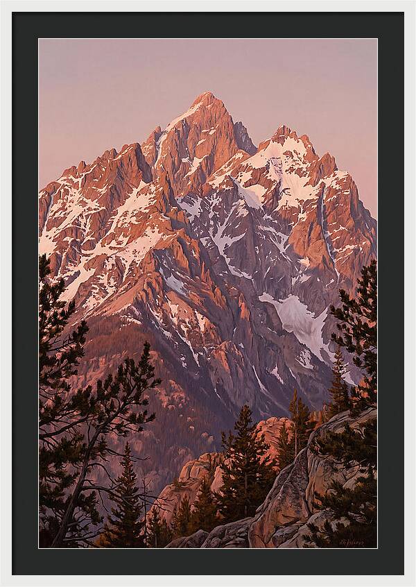 Alpenglow On Majestic Peaks