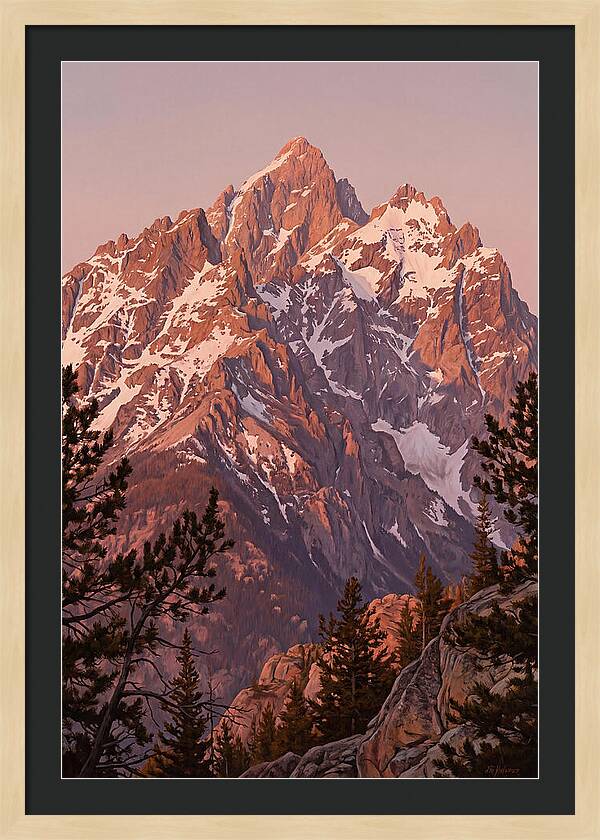 Alpenglow On Majestic Peaks
