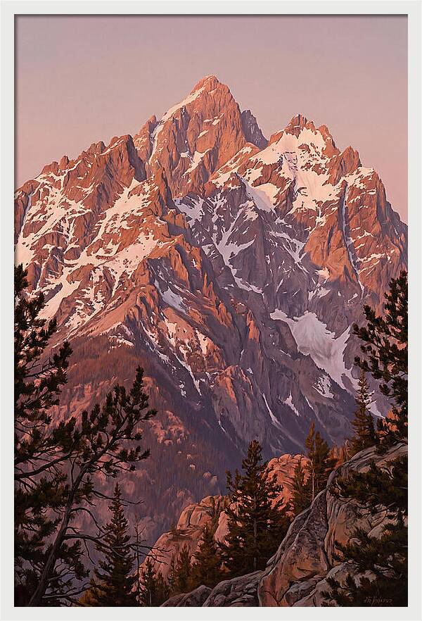 Alpenglow On Majestic Peaks