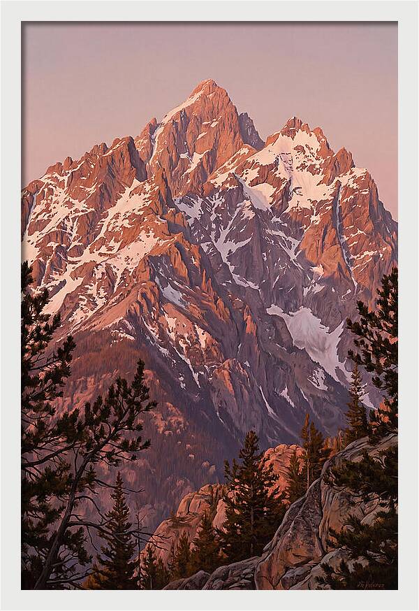 Alpenglow On Majestic Peaks