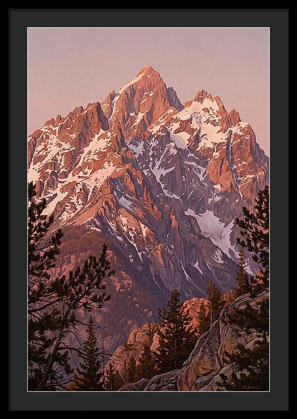 Alpenglow On Majestic Peaks