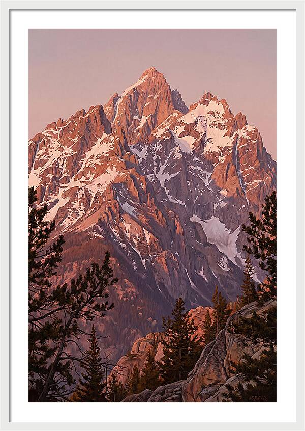 Alpenglow On Majestic Peaks