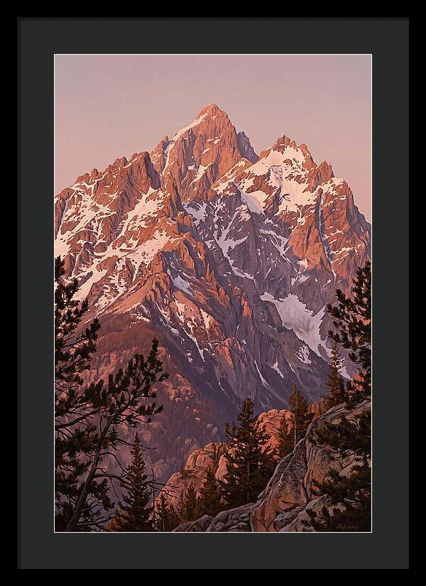 Alpenglow On Majestic Peaks