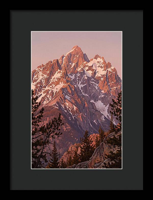 Alpenglow On Majestic Peaks