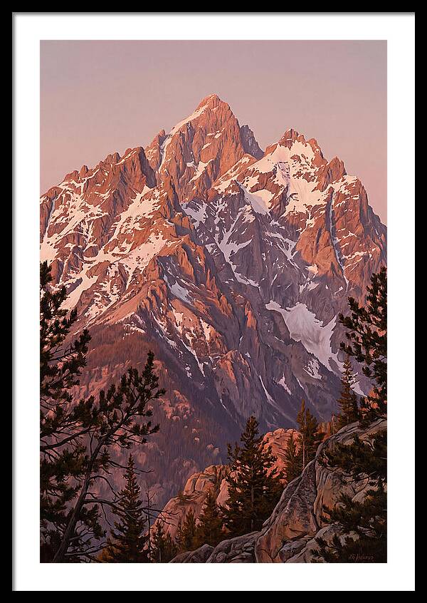 Alpenglow On Majestic Peaks