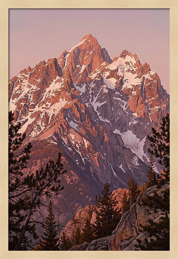 Alpenglow On Majestic Peaks