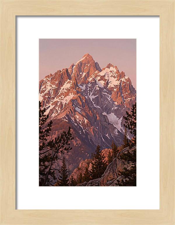 Alpenglow On Majestic Peaks