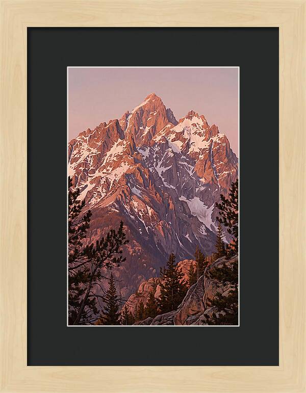 Alpenglow On Majestic Peaks