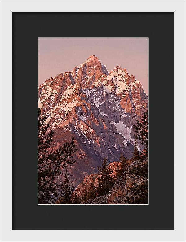 Alpenglow On Majestic Peaks
