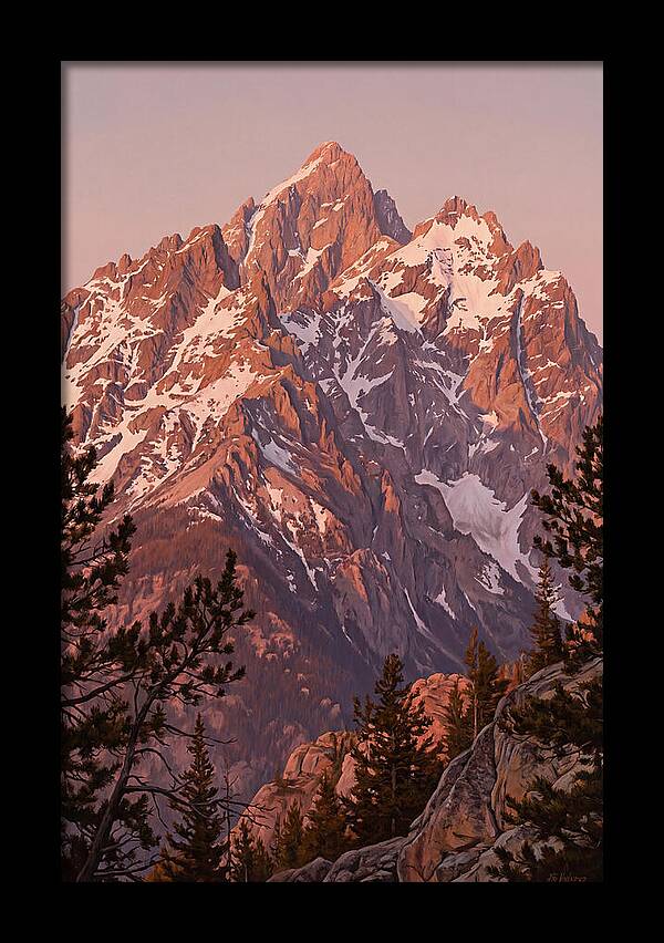 Alpenglow On Majestic Peaks