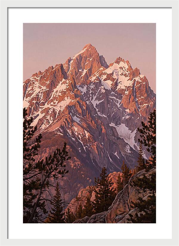 Alpenglow On Majestic Peaks