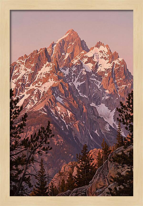 Alpenglow On Majestic Peaks