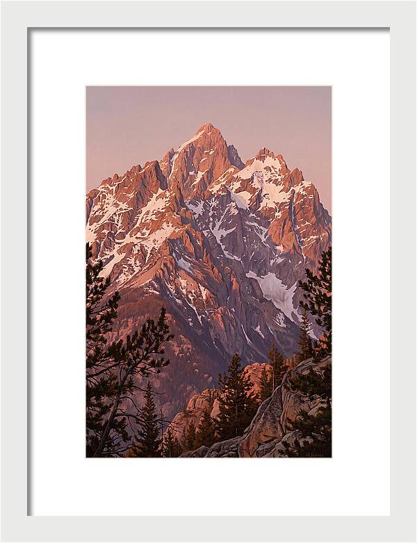 Alpenglow On Majestic Peaks