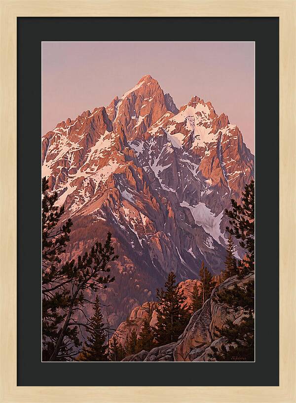 Alpenglow On Majestic Peaks