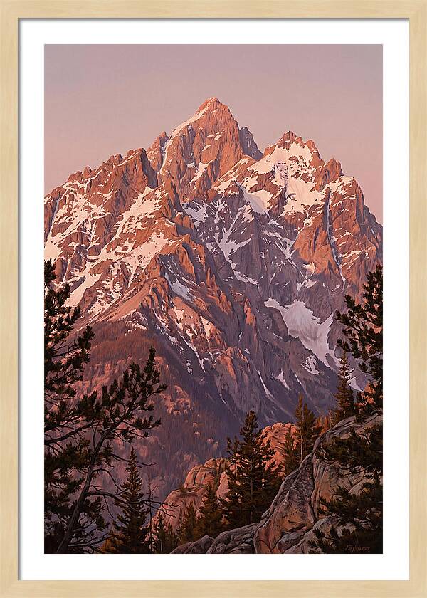 Alpenglow On Majestic Peaks
