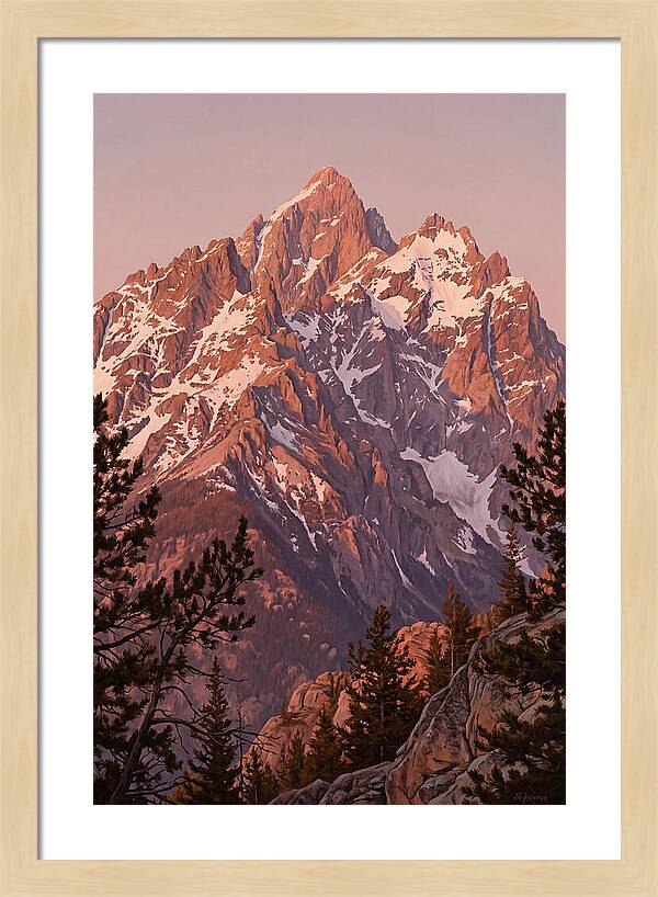 Alpenglow On Majestic Peaks