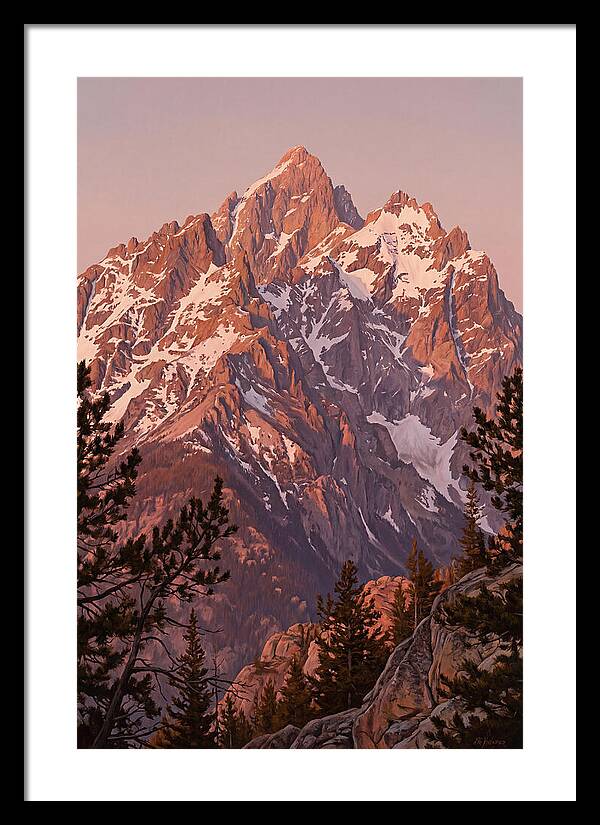 Alpenglow On Majestic Peaks