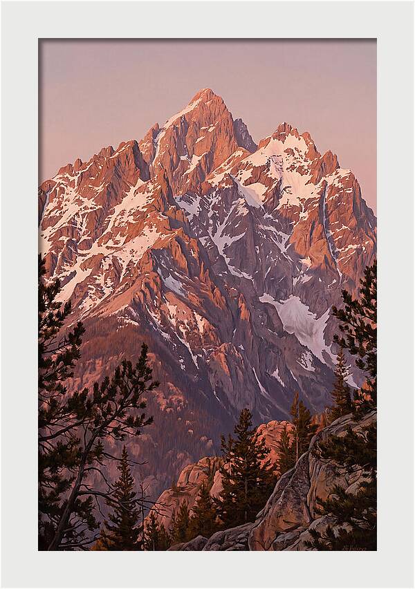 Alpenglow On Majestic Peaks