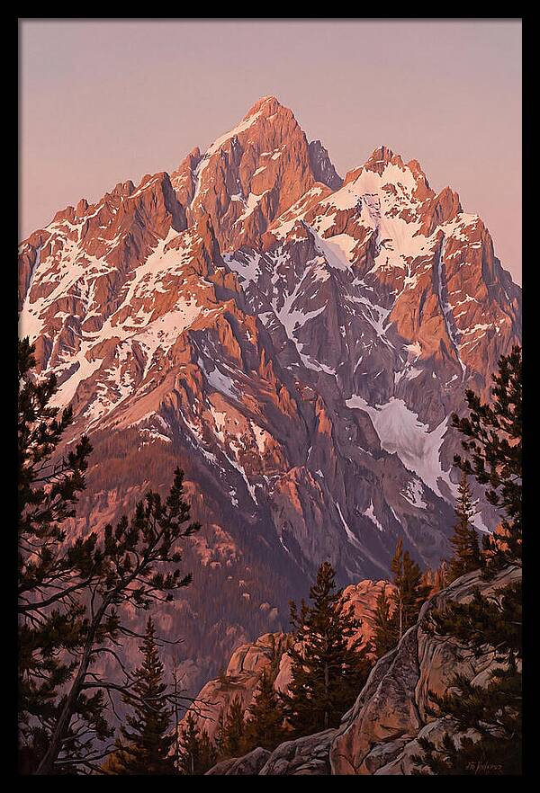 Alpenglow On Majestic Peaks