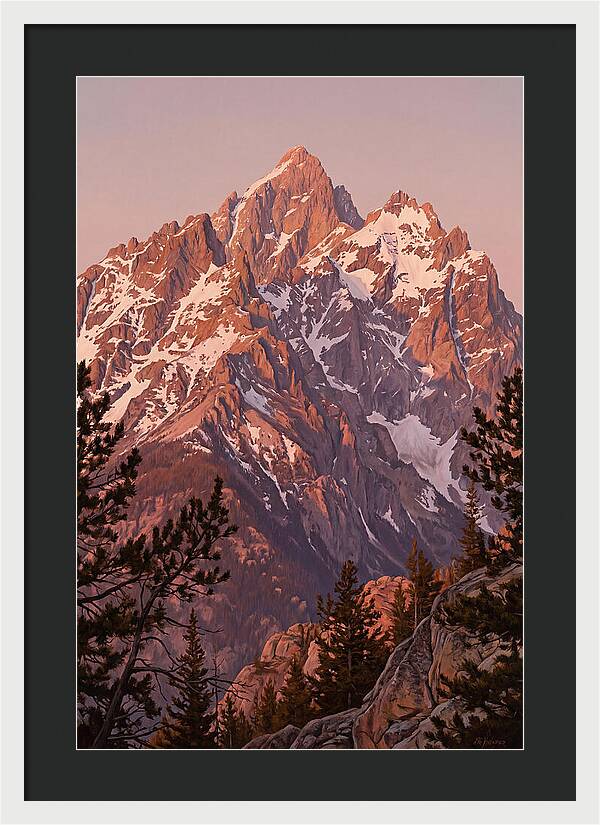 Alpenglow On Majestic Peaks