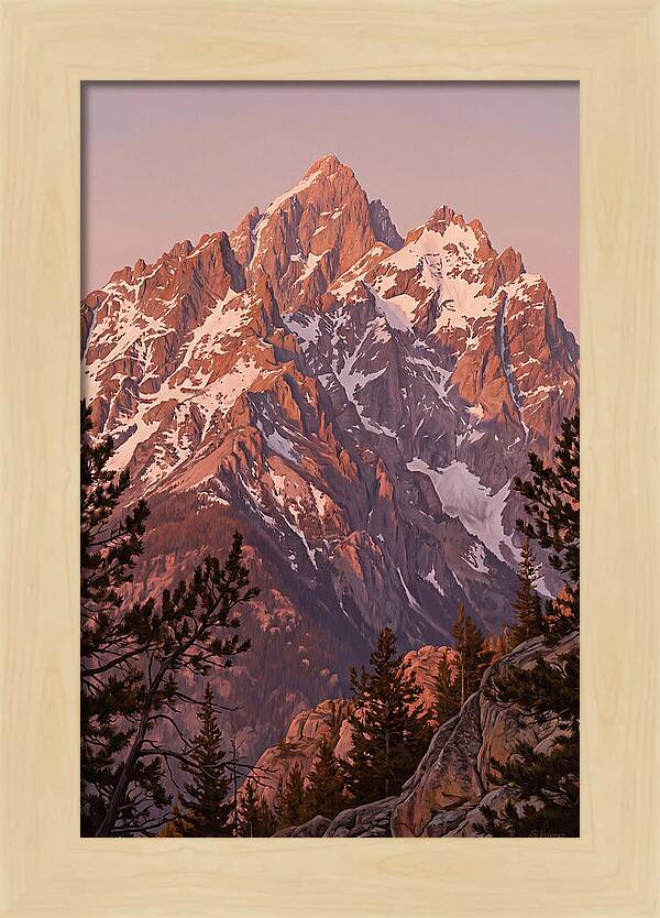 Alpenglow On Majestic Peaks