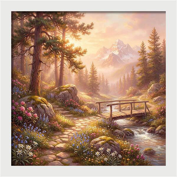 Alpine Garden Serenity