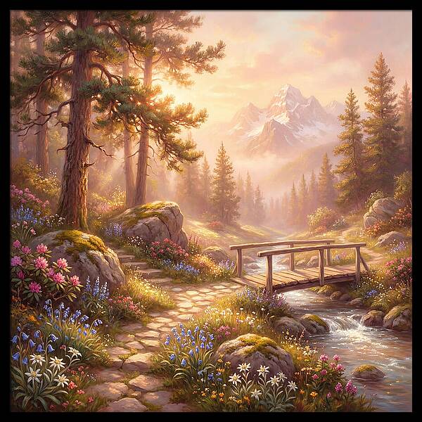 Alpine Garden Serenity
