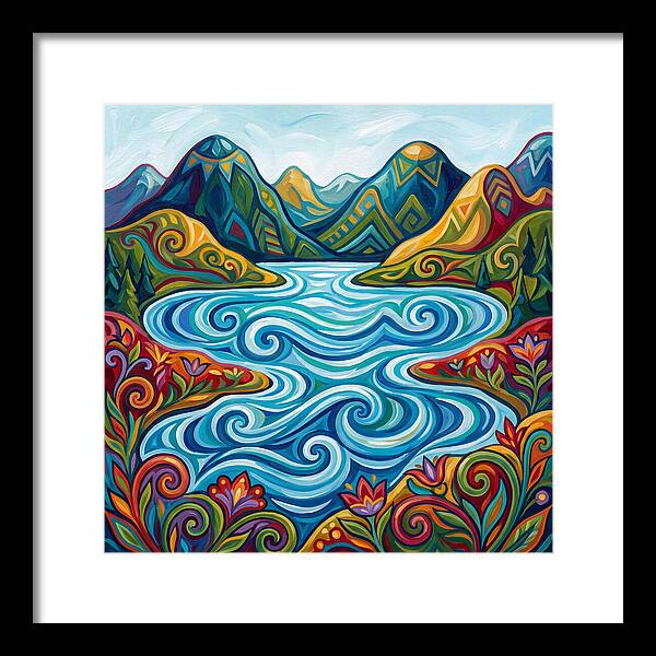 Alpine Lake Serenity