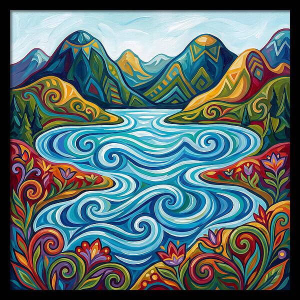 Alpine Lake Serenity