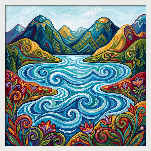 Alpine Lake Serenity