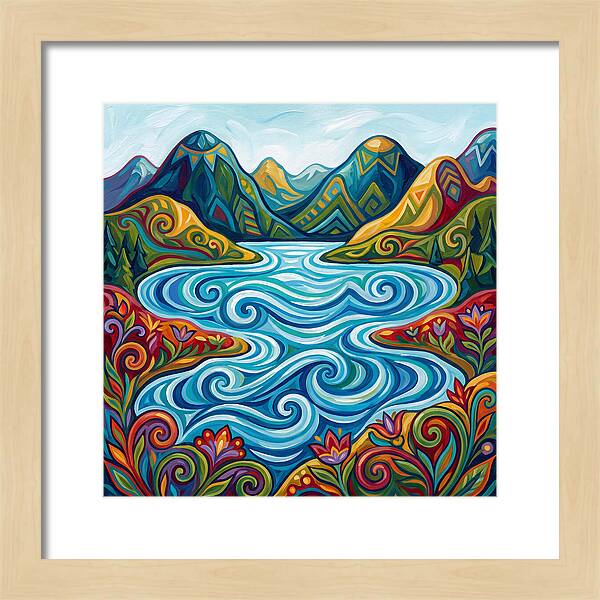 Alpine Lake Serenity