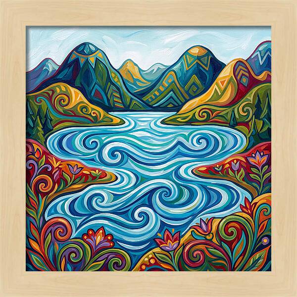Alpine Lake Serenity