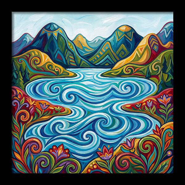 Alpine Lake Serenity