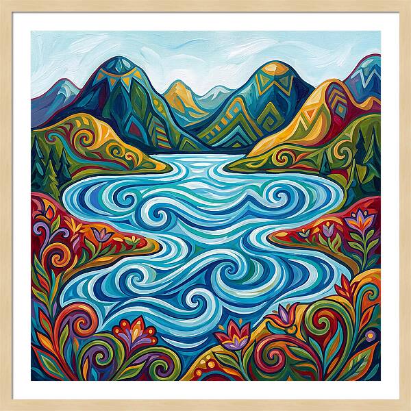 Alpine Lake Serenity