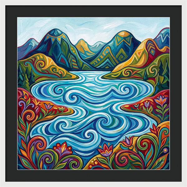 Alpine Lake Serenity