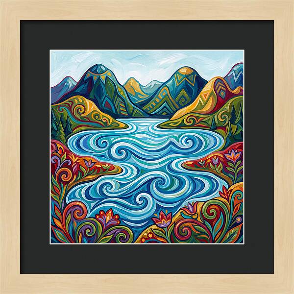 Alpine Lake Serenity