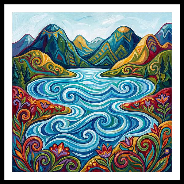 Alpine Lake Serenity