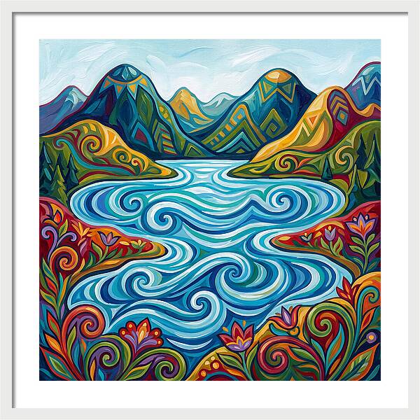 Alpine Lake Serenity