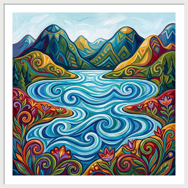 Alpine Lake Serenity